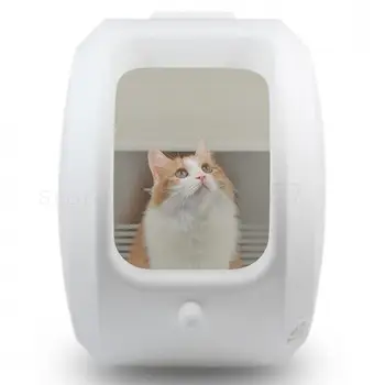 Semi-closed Cat Sand Pot Semi-automatic Cat Toilet Cat Sand Pot Excrement Pot Duo Dou Le Large Fully-closed Sand Pot
Semi-closed Cat Sand Pot Semi-automatic Cat Toilet Cat Sand Pot Excrement Pot Duo Dou Le Large Fully-closed Sand Pot