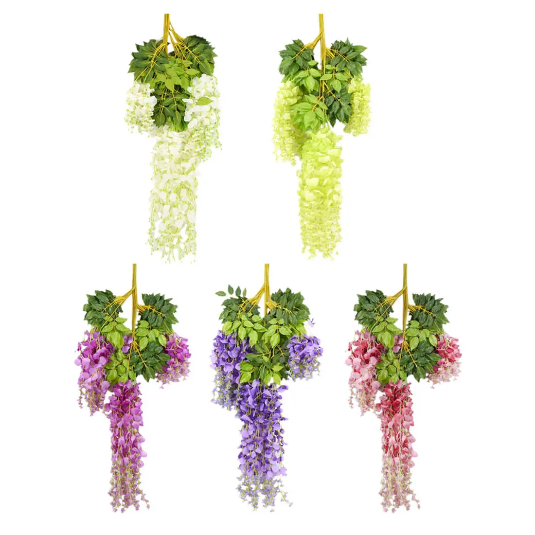 1pc 110cm Fake Garden Hanging Plants Wedding Decoration Home Garden Products Artificial Flower Hanging Plant Silk Wisteria
1pc 110cm Fake Garden Hanging Plants Wedding Decoration Home Garden Products Artificial Flower Hanging Plant Silk Wisteria