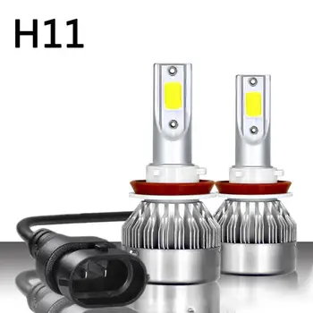 2PCS C6 MAX Mini H8 H9 H11 Car Headlight 72W 8000lm 6000K For Car Fog Lamp Lights 12V Car Headlight Bulbs Car Automobiles Parts
2PCS C6 MAX Mini H8 H9 H11 Car Headlight 72W 8000lm 6000K For Car Fog Lamp Lights 12V Car Headlight Bulbs Car Automobiles Parts