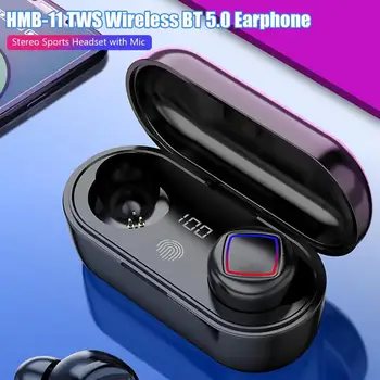 Wireless Earphone For Bluetooth 5.0, 3D Fingerprint Touch Control Stereo TWS Earbuds With Charging Case
Wireless Earphone For Bluetooth 5.0, 3D Fingerprint Touch Control Stereo TWS Earbuds With Charging Case