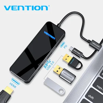 Vention USB C Hub Multiport Type C to HDMI PD USB 3.0 Adapter Multiport Dock for MacBook Pro Accessories USB-C HUB HDMI
Vention USB C Hub Multiport Type C to HDMI PD USB 3.0 Adapter Multiport Dock for MacBook Pro Accessories USB-C HUB HDMI