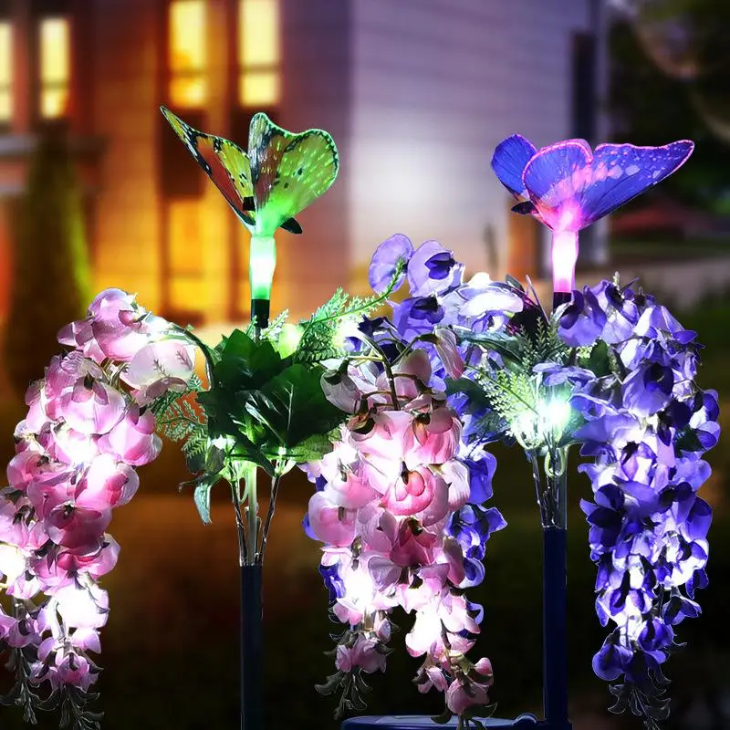 MeterMall New 2Pcs Solar Bean Flower Shape Lawn Light for Landscape Garden Decoration Beautiful Ornament Yard Artificial Flowers
MeterMall New 2Pcs Solar Bean Flower Shape Lawn Light for Landscape Garden Decoration Beautiful Ornament Yard Artificial Flowers
