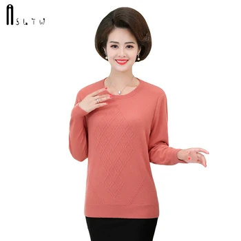 ASLTW Women's Sweater Autumn Casual Solid Argyle Jumper Long Sleeve Pullover Pull Femme Plus Size Soft Knitted Sweater Women
ASLTW Women's Sweater Autumn Casual Solid Argyle Jumper Long Sleeve Pullover Pull Femme Plus Size Soft Knitted Sweater Women