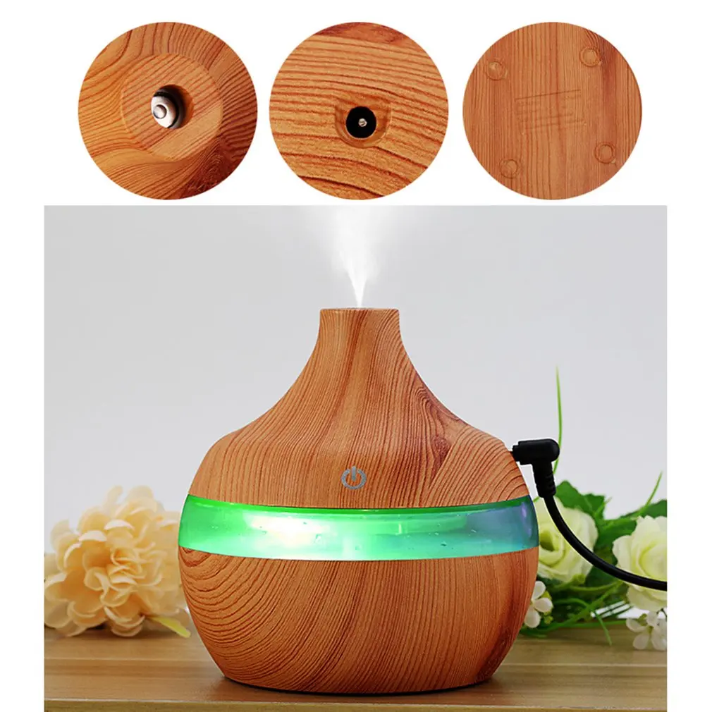 Aromatherapy Essential 300ml Wood-grain Ultra Quiet Cool Mist Humidifier With Colorful LED Light Changing
Aromatherapy Essential 300ml Wood-grain Ultra Quiet Cool Mist Humidifier With Colorful LED Light Changing
