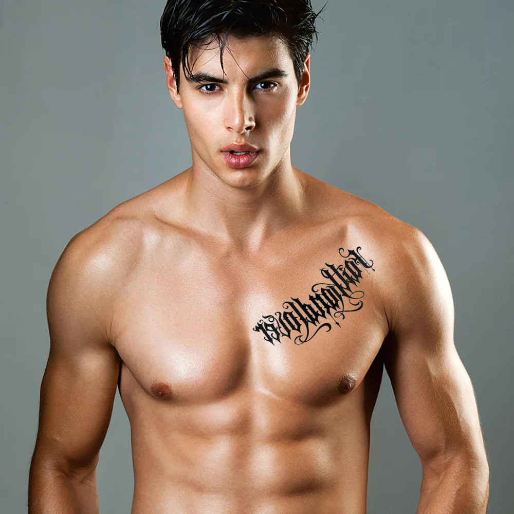 4 Sheets Chest Tattoos Sticker Stylish Fashion Exquisite Unique Halloween Breast Sticker Chest Sticker for Men Women
4 Sheets Chest Tattoos Sticker Stylish Fashion Exquisite Unique Halloween Breast Sticker Chest Sticker for Men Women