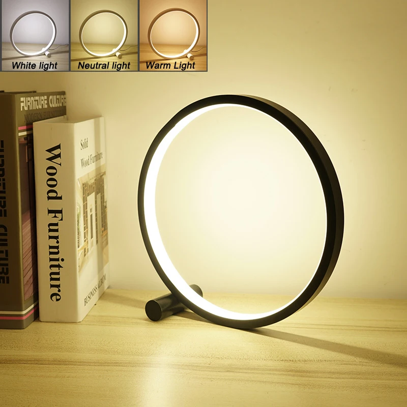 Modern Simple Round LED Desk Lamp Bedroom Decorative USB Reading Table Night Light
Modern Simple Round LED Desk Lamp Bedroom Decorative USB Reading Table Night Light