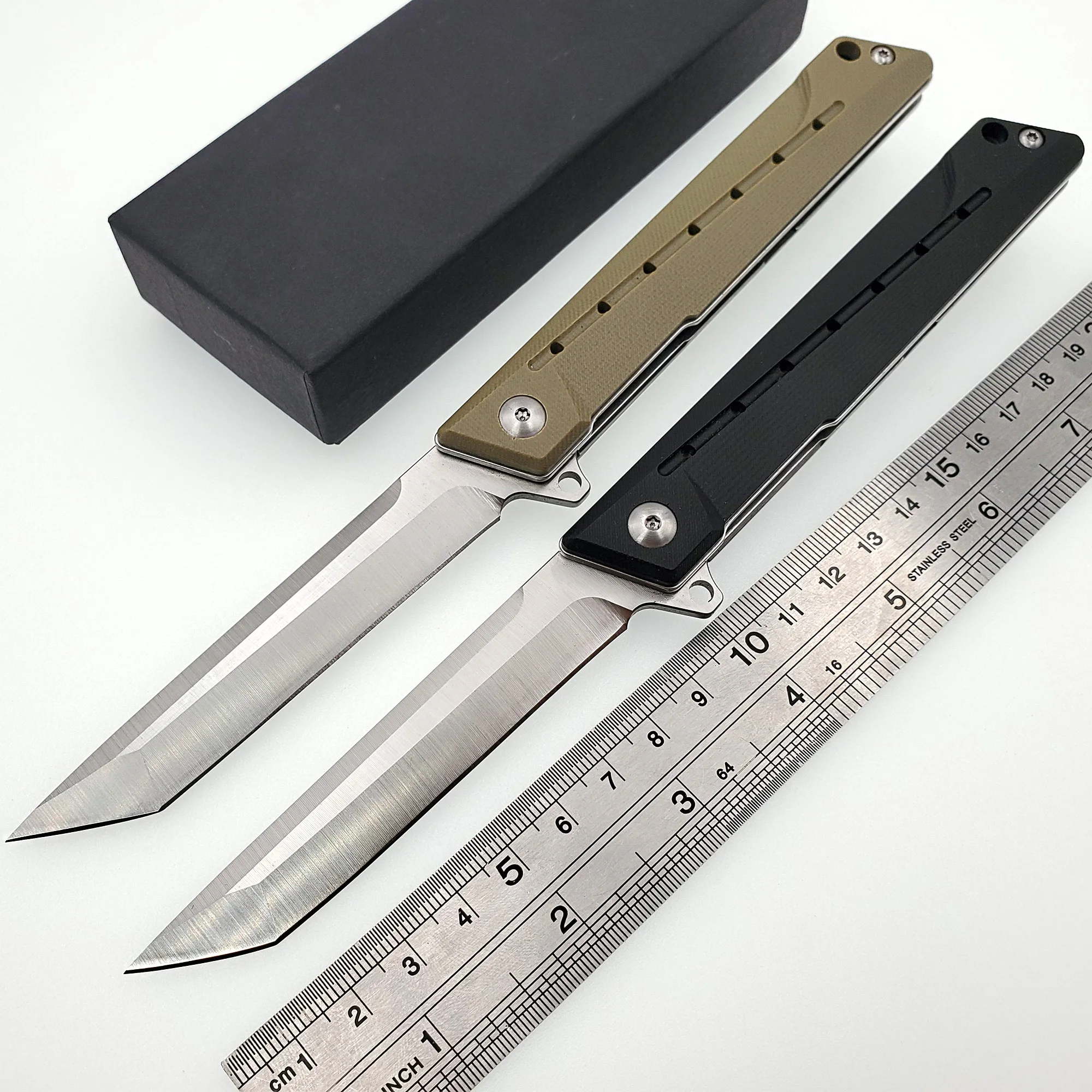 Складной нож JSSQ D2 Танто лезвие G10 ручка тактические карманные ножи для выживания