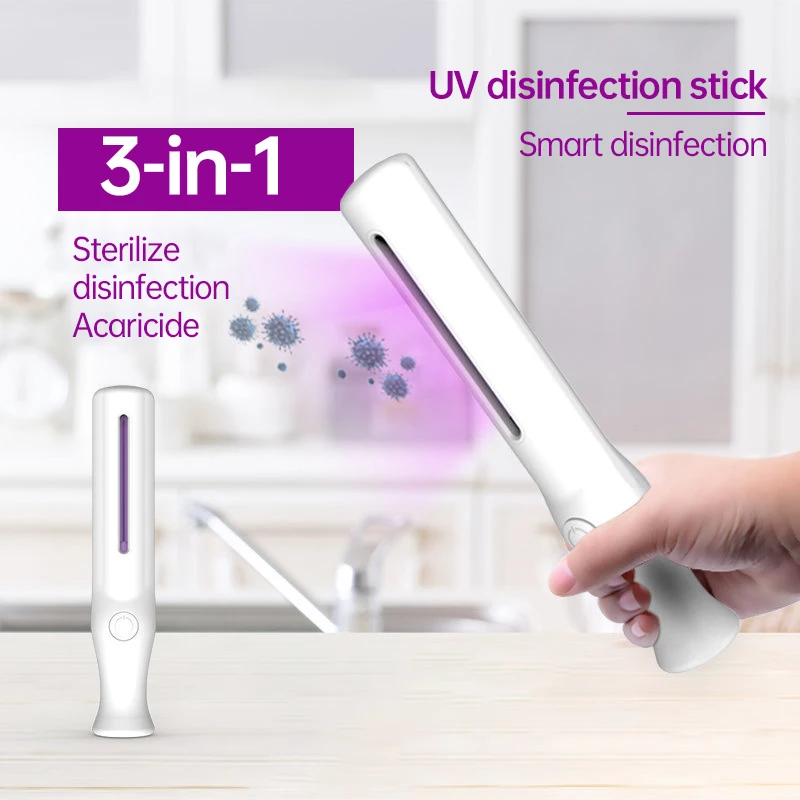 Portable handheld UV Light Sterilizer Germicidal Lamp Kill Germs Ultraviolet Light Disinfection Deodorizer Tube for Home Travel
Portable handheld UV Light Sterilizer Germicidal Lamp Kill Germs Ultraviolet Light Disinfection Deodorizer Tube for Home Travel