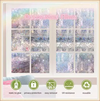 2020 Privacy Space 3D No Glue Window Glass Film Sticker Stained Anti UV Self-adhesive Rainbow Sticker Unique Artistic Home Decor
2020 Privacy Space 3D No Glue Window Glass Film Sticker Stained Anti UV Self-adhesive Rainbow Sticker Unique Artistic Home Decor