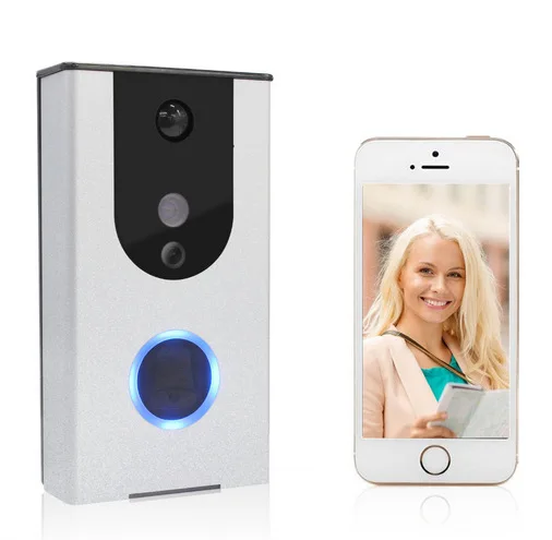 Wifi doorbell wireless remote monitoring, HD intelligent cat's eye host