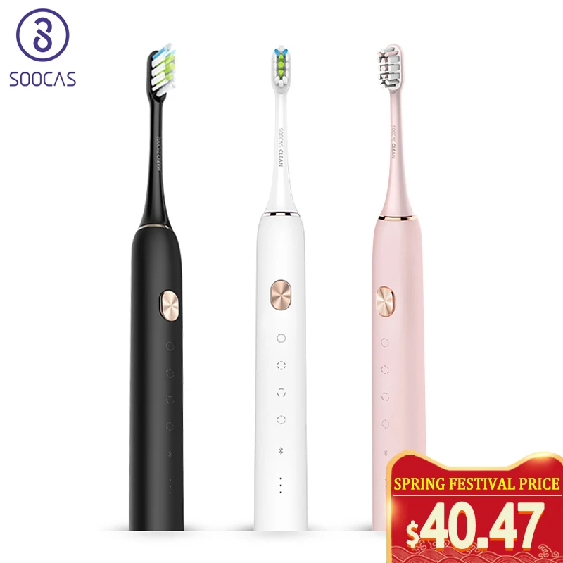 Soocas X3 Sonic Electric Toothbrush Upgraded Adult Waterproof Ultrasonic automatic Toothbrush USB Rechargeable
Soocas X3 Sonic Electric Toothbrush Upgraded Adult Waterproof Ultrasonic automatic Toothbrush USB Rechargeable