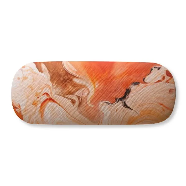 Orange White Marble Abstract Modern Pattern Glasses Case Eyeglasses Clam Shell Holder Storage Box
Orange White Marble Abstract Modern Pattern Glasses Case Eyeglasses Clam Shell Holder Storage Box