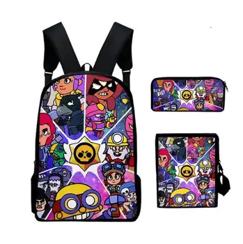New Leon Star Kids Spike Crow Game Character 3D Print Backpack Star Cartoon School Bag For Boys Girls
New Leon Star Kids Spike Crow Game Character 3D Print Backpack Star Cartoon School Bag For Boys Girls