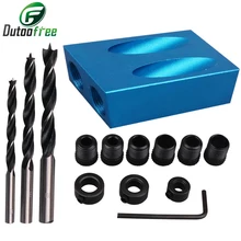 15°Woodworking Oblique Hole Locator Drill Bits Pocket Hole Jig Kit Angle Drill Guide Set Hole Puncher DIY Carpentry Tools
15°Woodworking Oblique Hole Locator Drill Bits Pocket Hole Jig Kit Angle Drill Guide Set Hole Puncher DIY Carpentry Tools