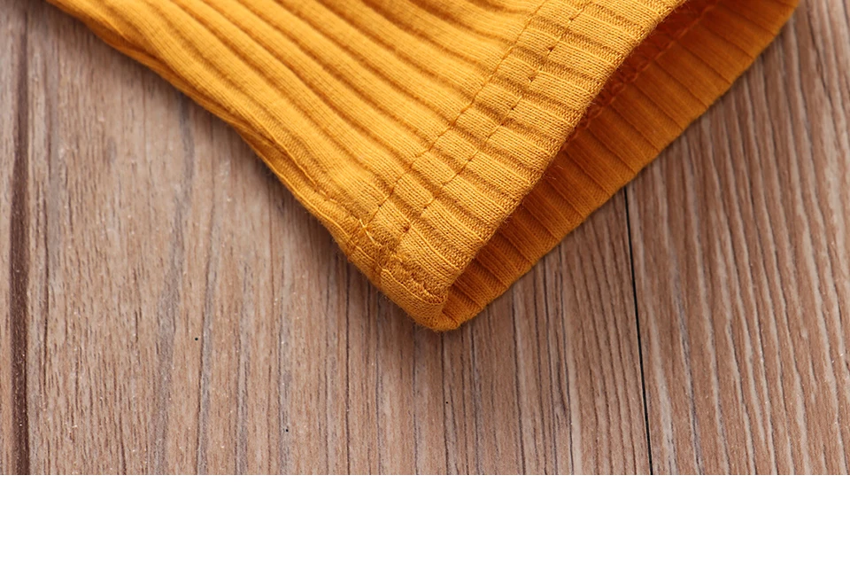 Newborn Baby Girl Clothes Set Fashion Autumn Long Sleeve Solid Color Romper Tops Stripe Pants Headband Infant Clothing Outfits