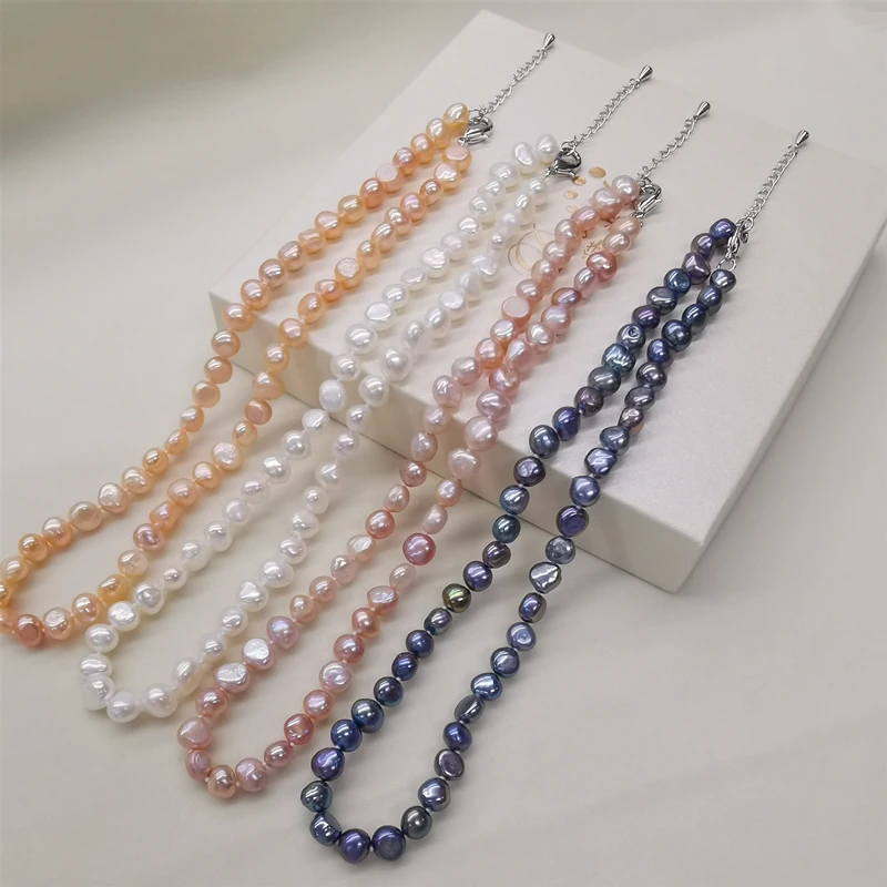 Natural Freshwater Pearl Necklace H8aa0b563ce934c65b0a963eaf614935aG.jpg - Natural Freshwater Pearl Necklace