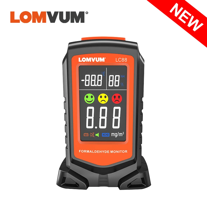 LOMVUM USB Charing Formaldehyde Testor Digital Humidity Temperature Meter Gas Monitor Analyzer Alarm System Colorful LCD Display
LOMVUM USB Charing Formaldehyde Testor Digital Humidity Temperature Meter Gas Monitor Analyzer Alarm System Colorful LCD Display