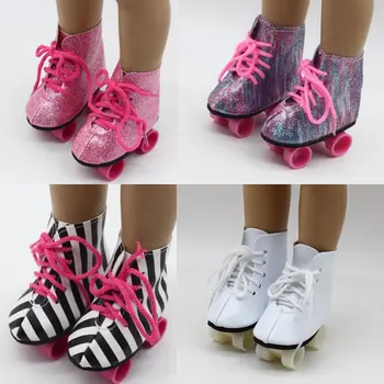 18 inch doll shoes Glitter Doll Roller Skates For 18 Inch Our Generation Girl Doll accessories 
18 inch doll shoes Glitter Doll Roller Skates For 18 Inch Our Generation Girl Doll accessories