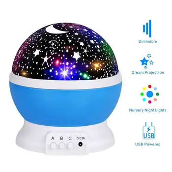 Star projector moon Lamp starry Night Light LED star light lampara luna USB Bedroom Party rechargeable night light for child
Star projector moon Lamp starry Night Light LED star light lampara luna USB Bedroom Party rechargeable night light for child