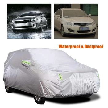 Auto Car Cover Universal Full Cover for Snow Dust UV Resistant Sunscreen Outdoor Protection Waterproof Dustproof Vehicle Coat
Auto Car Cover Universal Full Cover for Snow Dust UV Resistant Sunscreen Outdoor Protection Waterproof Dustproof Vehicle Coat