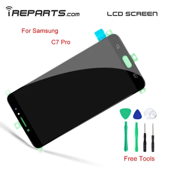 IREPARTS Pantalla LCD Screen for SAMSUNG Galaxy C7 Pro SM-C7010 Display LCD Panel Touch Digitizer + Free Tools
IREPARTS Pantalla LCD Screen for SAMSUNG Galaxy C7 Pro SM-C7010 Display LCD Panel Touch Digitizer + Free Tools