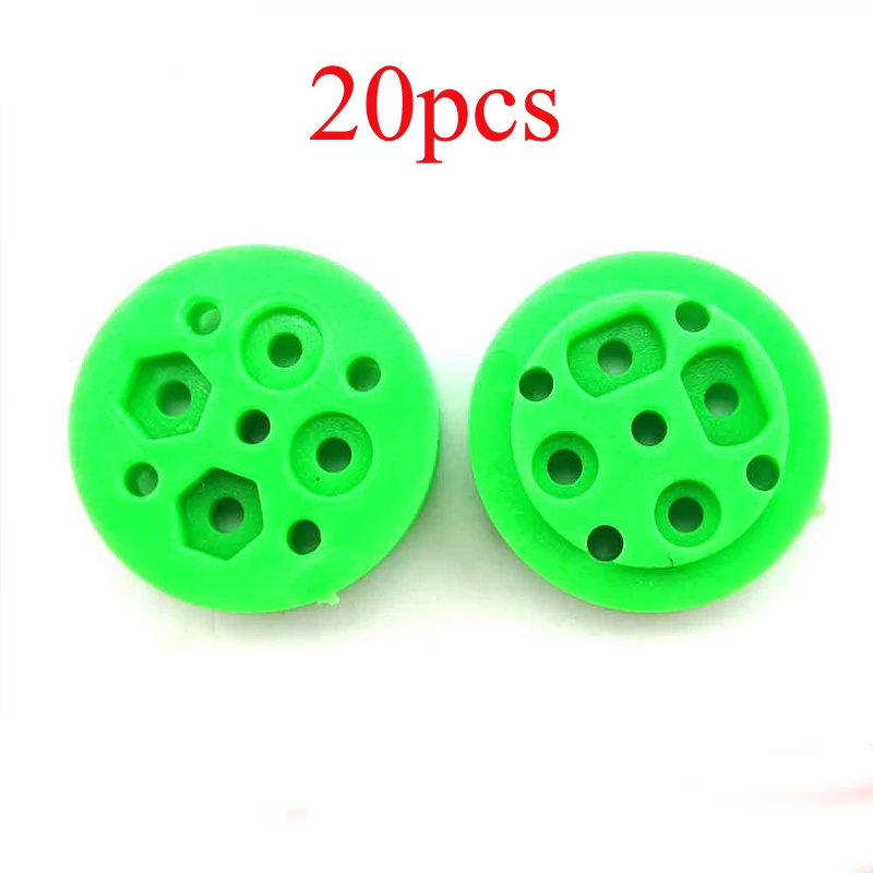 20PCS DIY Assembled Model Accessories Miniature TT Motor CD Wheels Diameter 19.8mm Center Hole 1.9mm for Toy Mini RC Car Robot
20PCS DIY Assembled Model Accessories Miniature TT Motor CD Wheels Diameter 19.8mm Center Hole 1.9mm for Toy Mini RC Car Robot