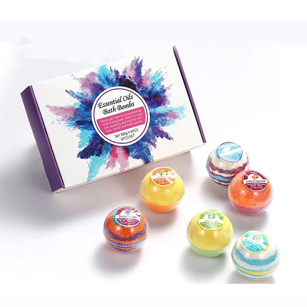 Organic & Natural Essential Oil Bath Bombs Bath SPA Fizzies Bath Salt Rich Bubble Bombs Ball For Women 108g XXL Size 6 pcs /set
Organic & Natural Essential Oil Bath Bombs Bath SPA Fizzies Bath Salt Rich Bubble Bombs Ball For Women 108g XXL Size 6 pcs /set