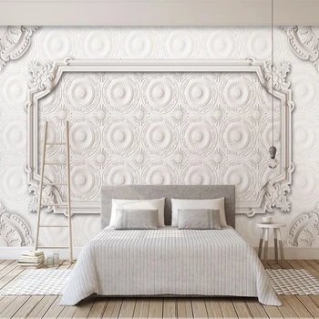 Custom Photo European Style White Plaster Carved 3D Embossed Living Room Bedroom TV Background Wall Mural Non-woven Wallpaper
Custom Photo European Style White Plaster Carved 3D Embossed Living Room Bedroom TV Background Wall Mural Non-woven Wallpaper