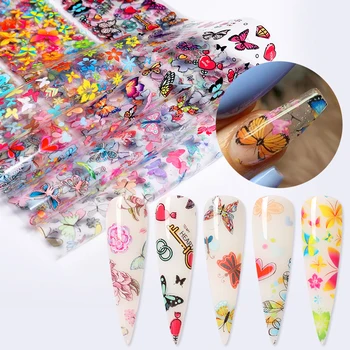 Butterfly Design Transfer Sticker Decals Decoration Flower Nail Foils Set Adehesive Paper Wraps Nail Art DIY Tips Accessories
Butterfly Design Transfer Sticker Decals Decoration Flower Nail Foils Set Adehesive Paper Wraps Nail Art DIY Tips Accessories