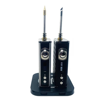 60W Portable Wireless Charging Electric Soldering iron 2S 4000 mAh Lithium Battery Mini outdoor Soldering Station with charger 
60W Portable Wireless Charging Electric Soldering iron 2S 4000 mAh Lithium Battery Mini outdoor Soldering Station with charger