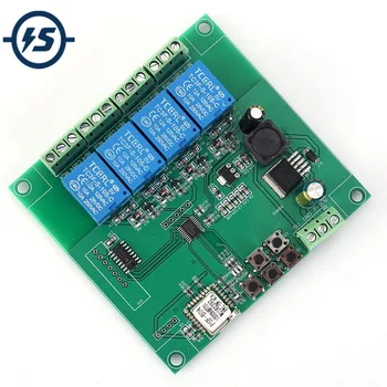 Wireless WIFI Intelligent Control Switch DC 5V-30V Four-Channel DC Motor Forward Reverse Controller
Wireless WIFI Intelligent Control Switch DC 5V-30V Four-Channel DC Motor Forward Reverse Controller