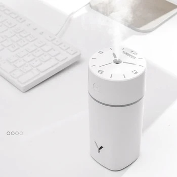 230ML USB Clock Shape Air Humidifier Ultrasonic Cool-Mist Adorable Mini Aroma Humidifier for Office Home Living Room Bedroom 
230ML USB Clock Shape Air Humidifier Ultrasonic Cool-Mist Adorable Mini Aroma Humidifier for Office Home Living Room Bedroom