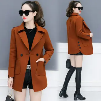 Autumn and winter new woolen coats, fashionable women's clothing, long, small, woolen coats, women were thin, nizi coats, tide
Autumn and winter new woolen coats, fashionable women's clothing, long, small, woolen coats, women were thin, nizi coats, tide