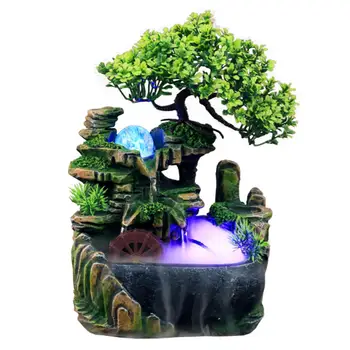 LED Desktop Humidifier Mini Resin Rockery Garden Landscape Decor Automatic Rotation Camera Equipped Model Number Compatibility
LED Desktop Humidifier Mini Resin Rockery Garden Landscape Decor Automatic Rotation Camera Equipped Model Number Compatibility