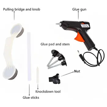 Professional Painless Car Dent Repair Tools Car Hail Damage Hot Melt Glue Sticks Gun Puller Repair Tools for Dent Removal
Professional Painless Car Dent Repair Tools Car Hail Damage Hot Melt Glue Sticks Gun Puller Repair Tools for Dent Removal