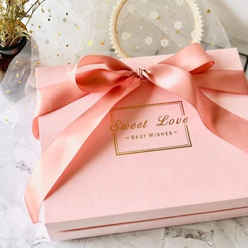 Creative Velvet Bow Square Box Happy Birthday Decoration Romantic Wedding Favor Bridesmaid Gift Box Valentine's Day Gifts Boxes
Creative Velvet Bow Square Box Happy Birthday Decoration Romantic Wedding Favor Bridesmaid Gift Box Valentine's Day Gifts Boxes