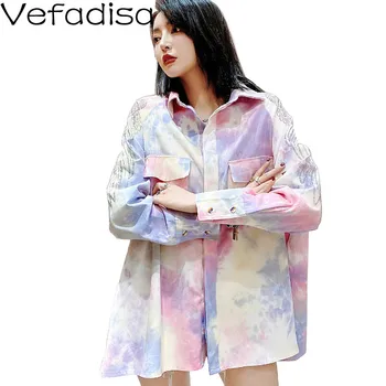 Vefadisa Diamonds Women Blouse 2020 Spring Summer Plus Size Long Sleeve Women Top Loose Tie dye Print Women Blouse Pink QYF2407
Vefadisa Diamonds Women Blouse 2020 Spring Summer Plus Size Long Sleeve Women Top Loose Tie dye Print Women Blouse Pink QYF2407