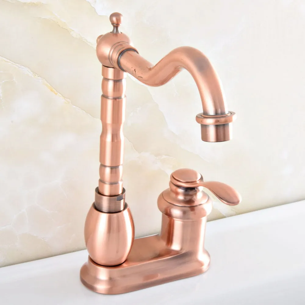 Antique Red Copper Brass Swivel Spout Two Holes Basin Kitchen Bathroom Vanity Sink 4" Centerset Lavatory Faucet Mixer Tap asf835
Antique Red Copper Brass Swivel Spout Two Holes Basin Kitchen Bathroom Vanity Sink 4" Centerset Lavatory Faucet Mixer Tap asf835