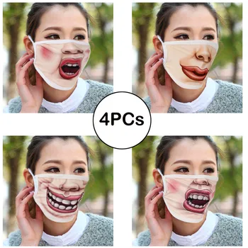 Funny Face Unisex Washable Dustproof Cute Print Animal Cotton Anti-Dust Earloop Facemask Anti-ultraviolet Face Cover Mascarillas 
Funny Face Unisex Washable Dustproof Cute Print Animal Cotton Anti-Dust Earloop Facemask Anti-ultraviolet Face Cover Mascarillas