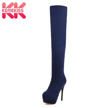 KemeKiss Women Thigh High Boots New Fashion Soft Stretch Shoes For Women Platform Heels Long Boots Casual Footwear Size 33-43
KemeKiss Women Thigh High Boots New Fashion Soft Stretch Shoes For Women Platform Heels Long Boots Casual Footwear Size 33-43