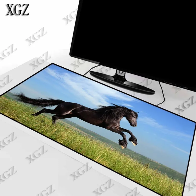 XGZ Black Horse Animal Large Size Gaming Mouse Pad Rubber PC Computer Gamer Mousepad Desk Mat Locking Edge for CS GO LOL Dota XL
XGZ Black Horse Animal Large Size Gaming Mouse Pad Rubber PC Computer Gamer Mousepad Desk Mat Locking Edge for CS GO LOL Dota XL