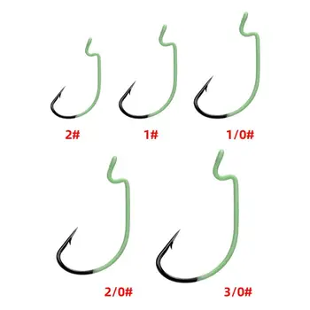 Lighting High Carbon Steel Luminous Crank Fishhooks With Barbed Single Hook Set Carp Fishing Hooks Soft Worm Fishing Accessories
Lighting High Carbon Steel Luminous Crank Fishhooks With Barbed Single Hook Set Carp Fishing Hooks Soft Worm Fishing Accessories
