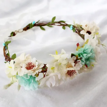 Bride Handmade Rattan Mori Girl Garland Headdress Girl Hair Hoop Seaside Vacation Travel Girl Hair Headdress Flower
Bride Handmade Rattan Mori Girl Garland Headdress Girl Hair Hoop Seaside Vacation Travel Girl Hair Headdress Flower