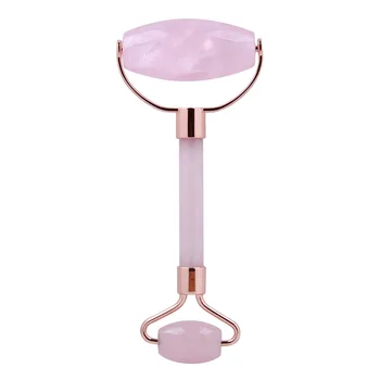 Pink Crystal Jade Roller Facial Part mei rong shou lian Double Headed Massage round Crystal Facial Massage
Pink Crystal Jade Roller Facial Part mei rong shou lian Double Headed Massage round Crystal Facial Massage
