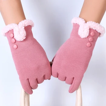 Winter Gloves Women In Women's Glove Touch Screen Pink Cashmere Lining Plus Velvet Outdoor Warm Antifreeze Finger Lady Mittens
Winter Gloves Women In Women's Glove Touch Screen Pink Cashmere Lining Plus Velvet Outdoor Warm Antifreeze Finger Lady Mittens