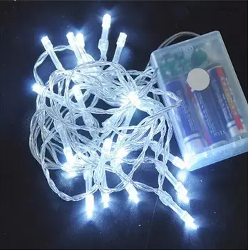 10pcs Christmas Lighting Battery Operated LED Fairy Light 2M 20Leds String Flexible Tape Lamp Outdoor Garden Light in Multi
10pcs Christmas Lighting Battery Operated LED Fairy Light 2M 20Leds String Flexible Tape Lamp Outdoor Garden Light in Multi