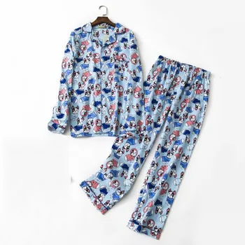 2020 Spring Pijamas Men Cartoon Pajama sets Male 100% cotton Sleepwear suit long sleeve Turn-down collar shirt & Pants Plus size
2020 Spring Pijamas Men Cartoon Pajama sets Male 100% cotton Sleepwear suit long sleeve Turn-down collar shirt & Pants Plus size