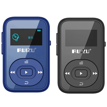 RUIZU 2 Pcs X26 OLED Sn Clip Sport HiFi MP3 Music Player 8GB Support FM Radio Recording TF Card , Blue & Black
RUIZU 2 Pcs X26 OLED Sn Clip Sport HiFi MP3 Music Player 8GB Support FM Radio Recording TF Card , Blue & Black