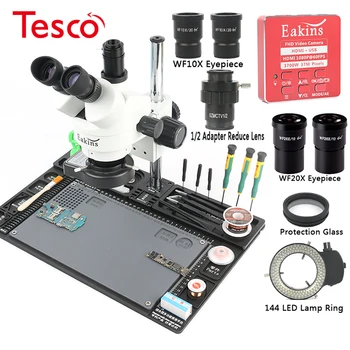 3.5X 7X 45X 90X simul focal Trinocular Stereo Microscope 37MP HDMI Video microscope camera Workbench For PCB Soldering Reapir
3.5X 7X 45X 90X simul focal Trinocular Stereo Microscope 37MP HDMI Video microscope camera Workbench For PCB Soldering Reapir