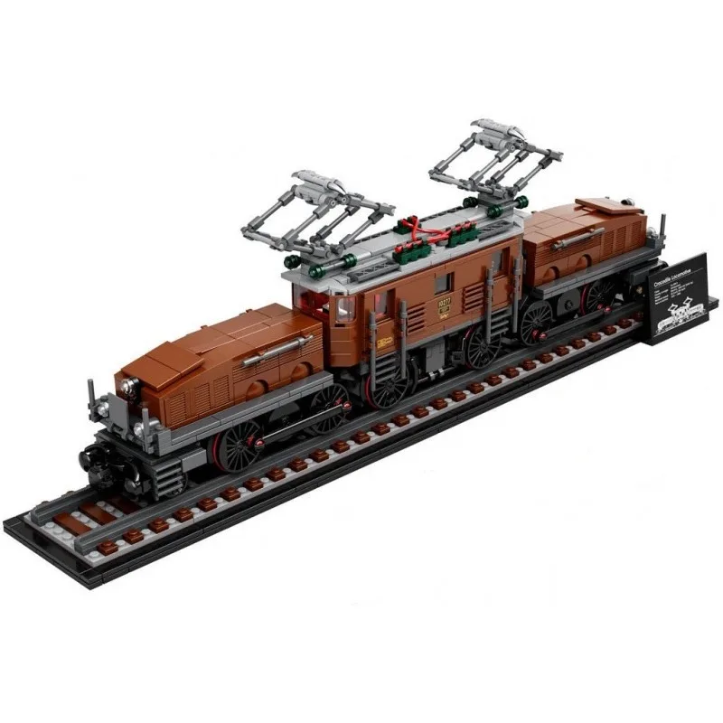 1271pcs Crocodiled Locomotived Train Model Building Blocks Bricks Toy Fit Technic Toys for Children Gift | Игрушки и хобби